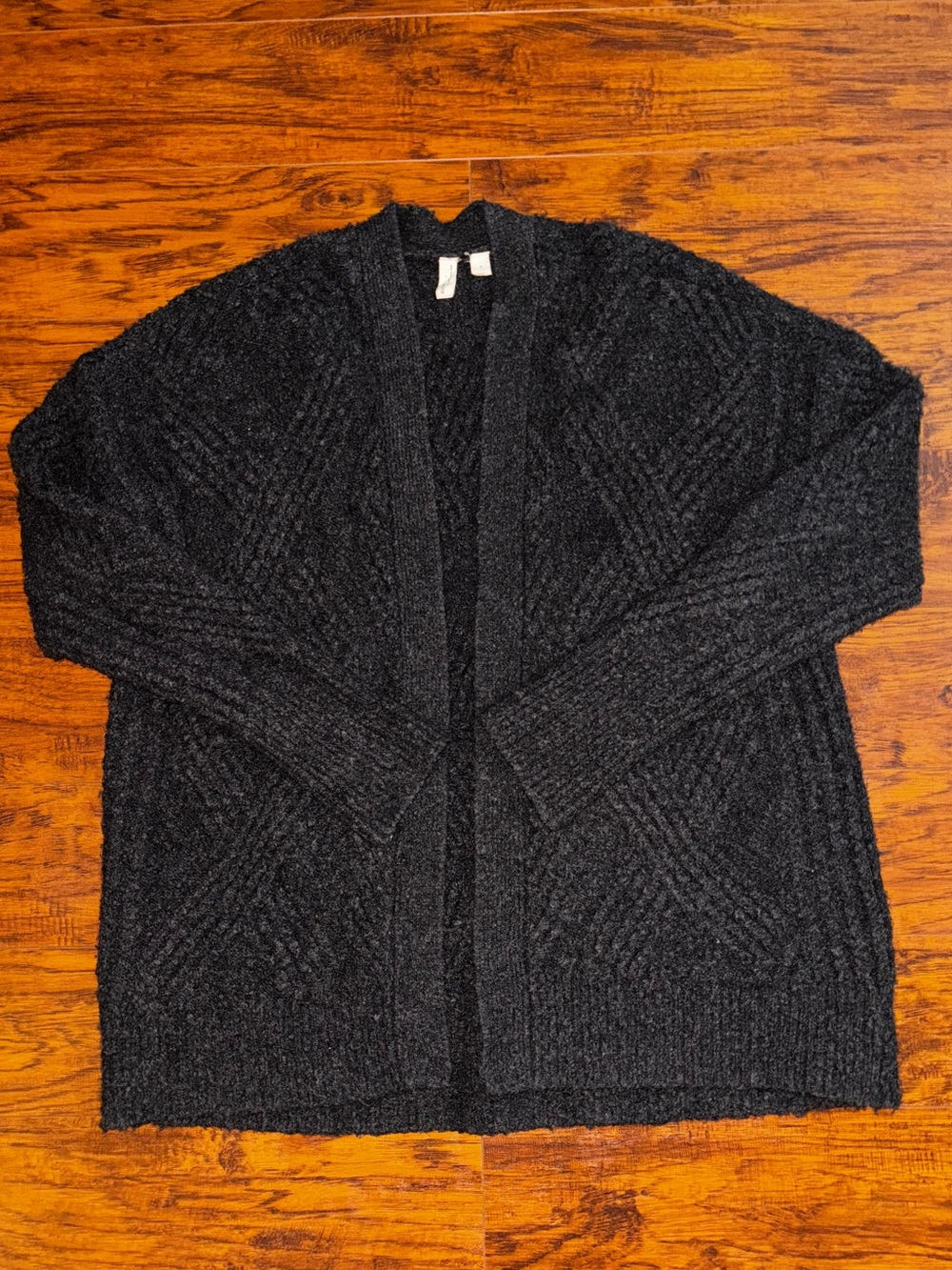 Moth by Anthropologie Cardigan Alpaca Wool Blend Charcoal Gray Knit Sweater